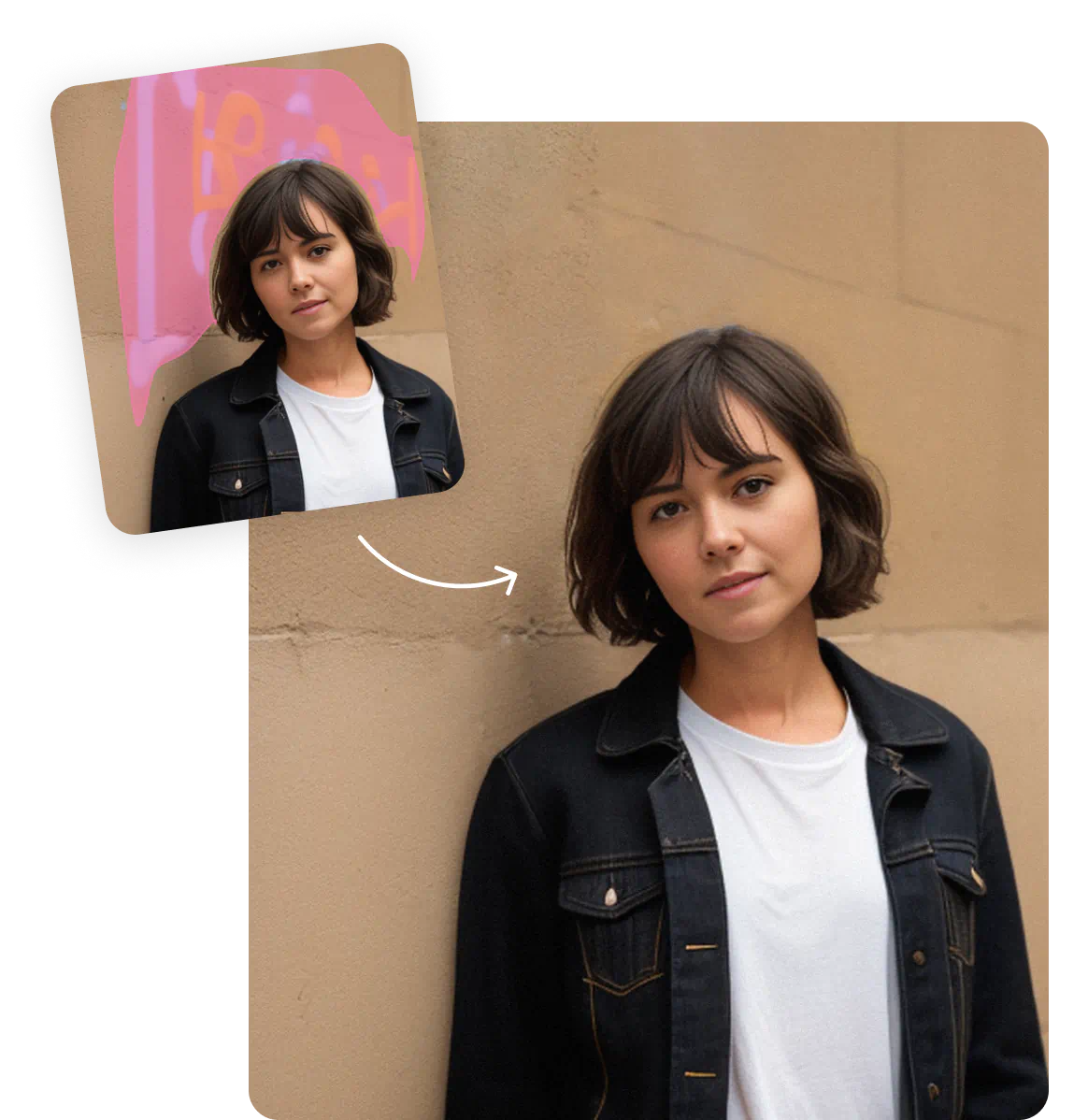 The Vanish tool removes static objects from your videos