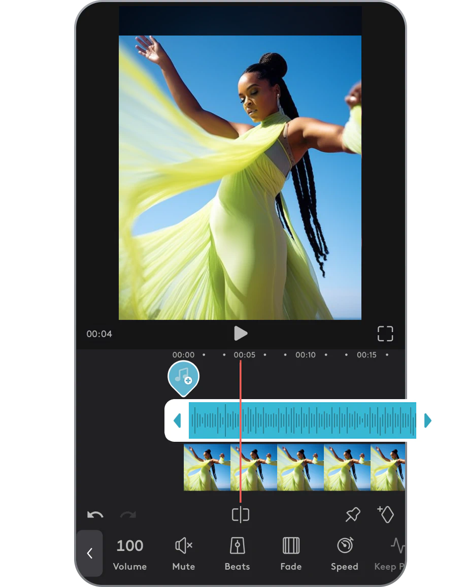 Put audio over your videos 