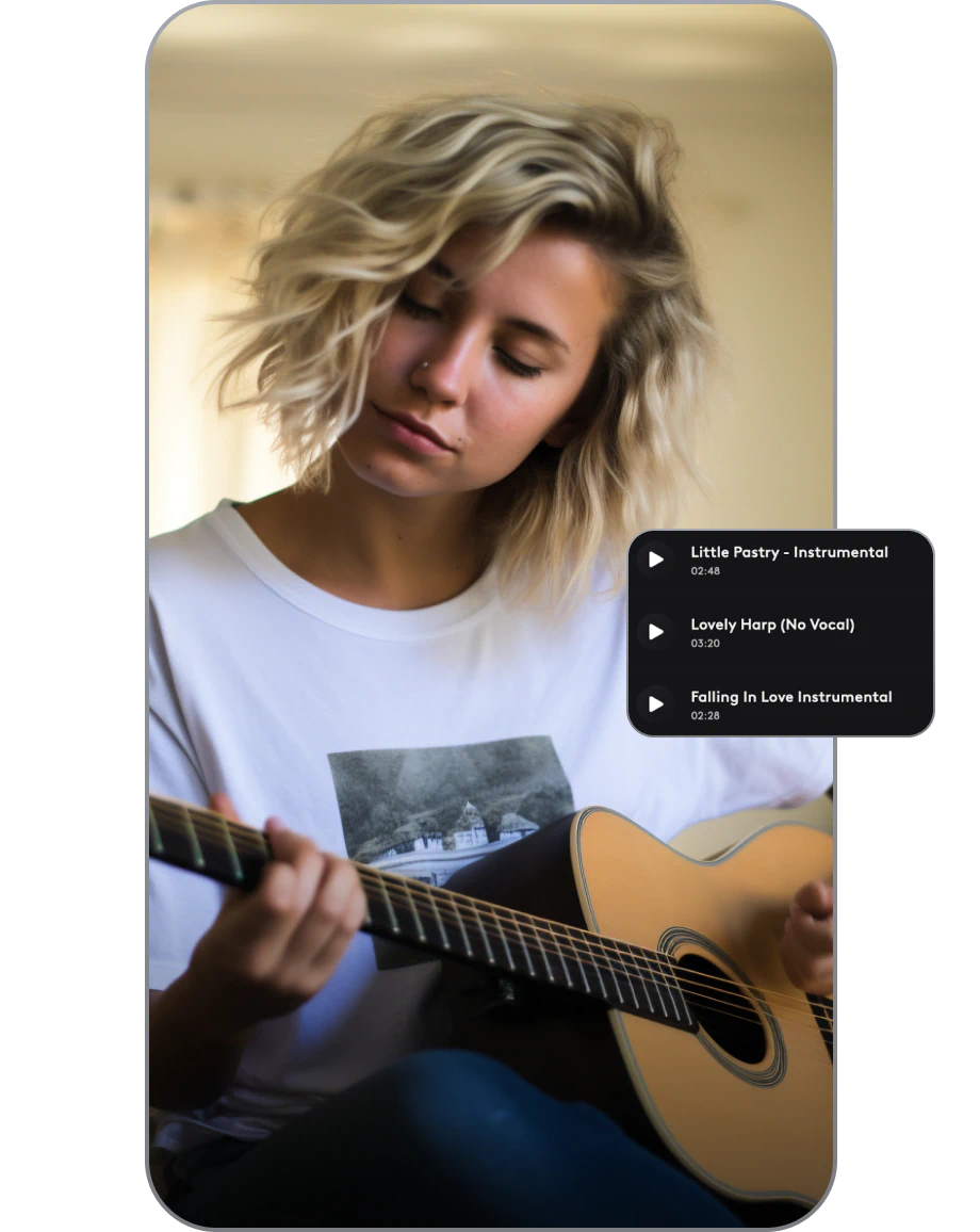 Add music to videos from your phone
