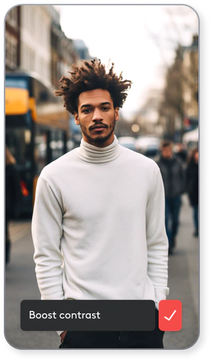 Apply AI video style transfer filters