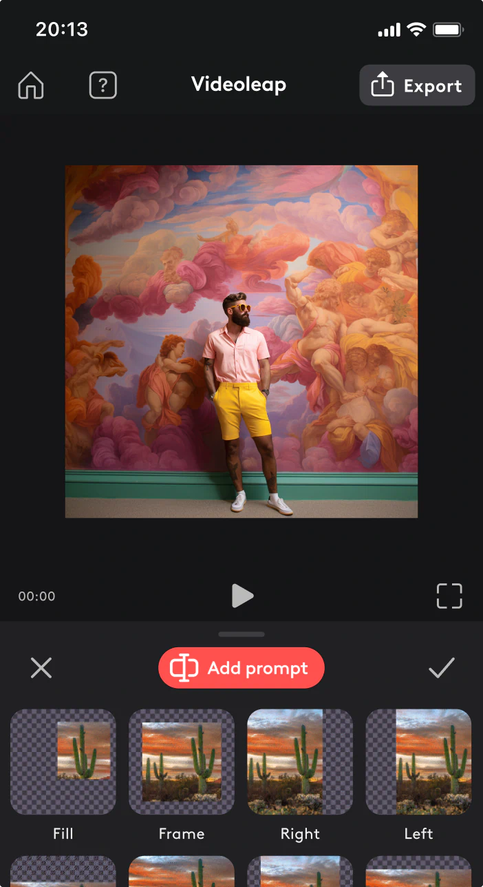 How to use AI image extender