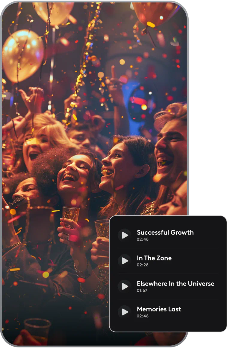 Add custom birthday songs to videos