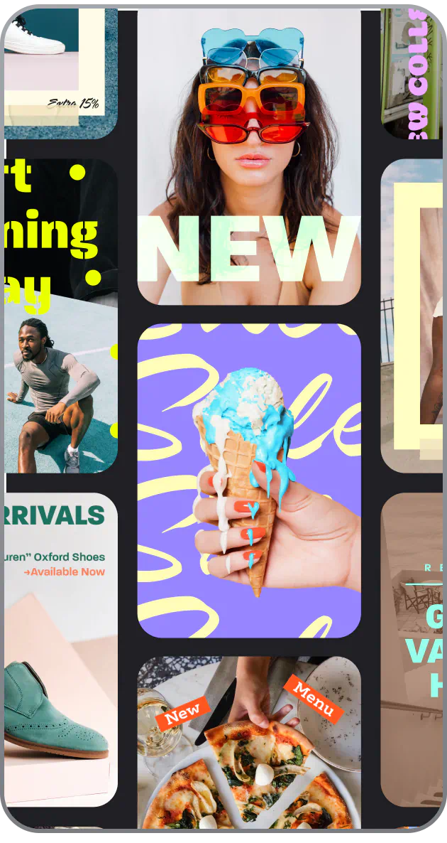 Create birthday videos with templates