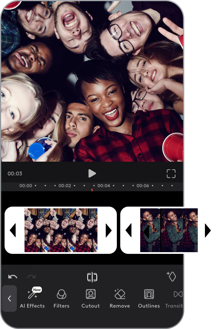Create birthday videos with easy editing tools