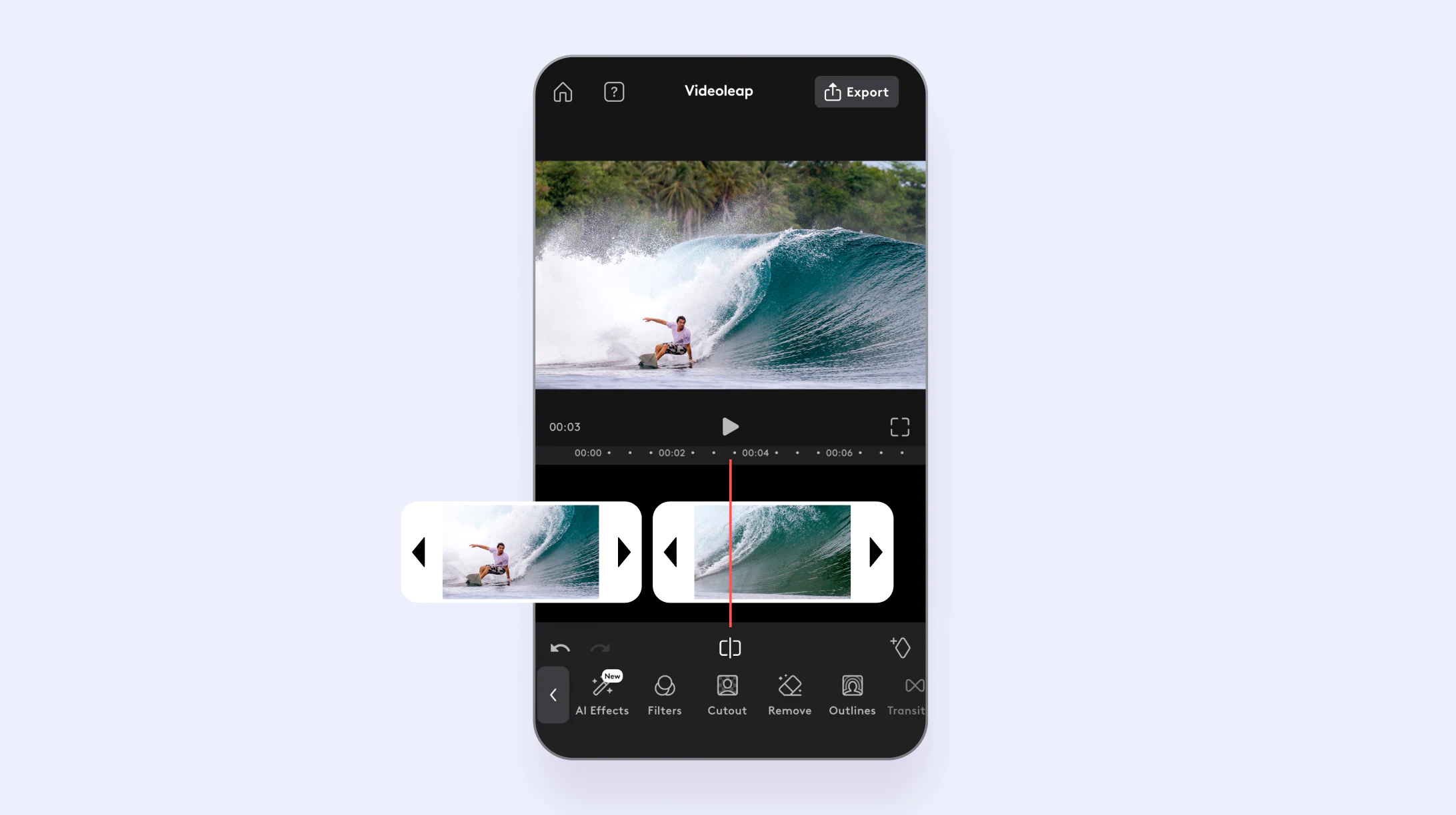 Use Videoleap to create Youtube intro