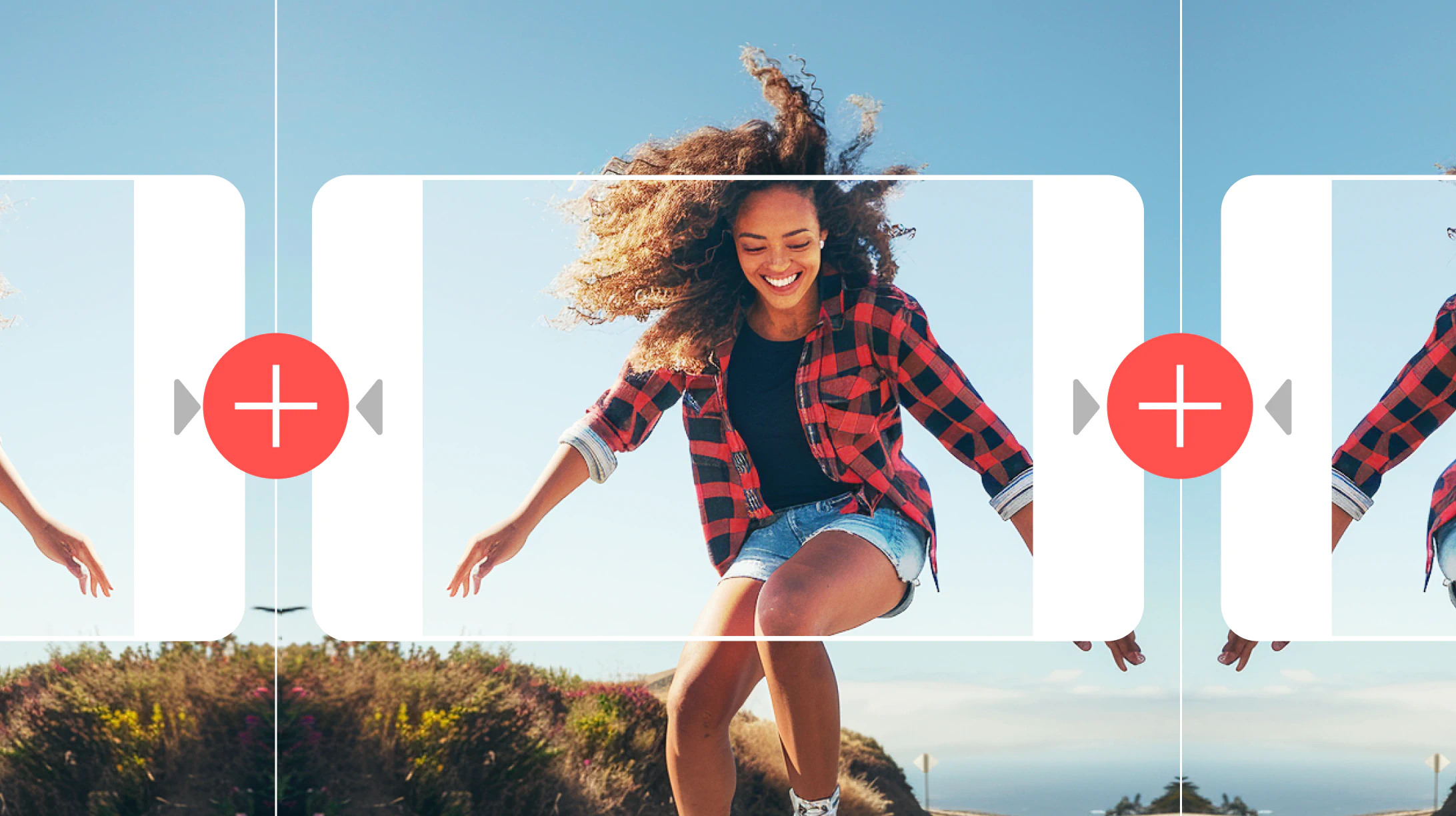 Combine videos on iPhone with Videoleap