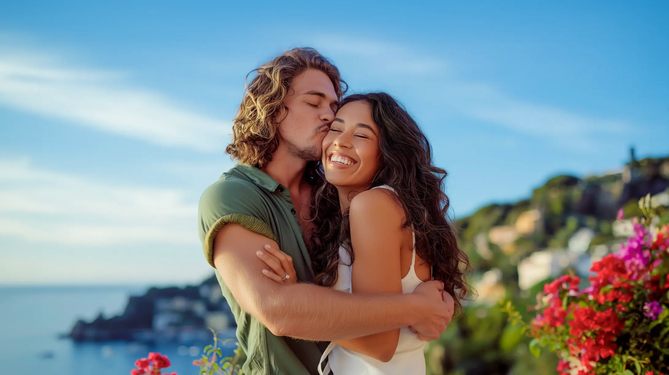 Digital wedding invitation video created using Videoleap